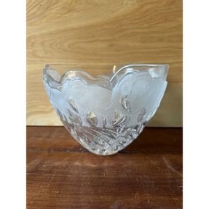 Lenox Parade of Elephants 9 Inch Crystal Centerpiece Bowl ~ NWT ~ Original Box